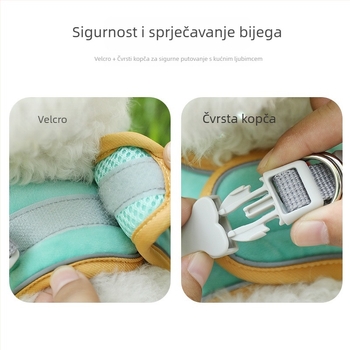 Jim Babe Set mačaka — Harnas i Pojas u stilu prsluka, prozračna pamuk + kratki pliš, Reflektirajući