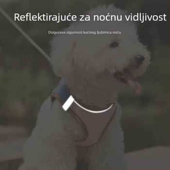 Jim Babe Set mačaka — Harnas i Pojas u stilu prsluka, prozračna pamuk + kratki pliš, Reflektirajući