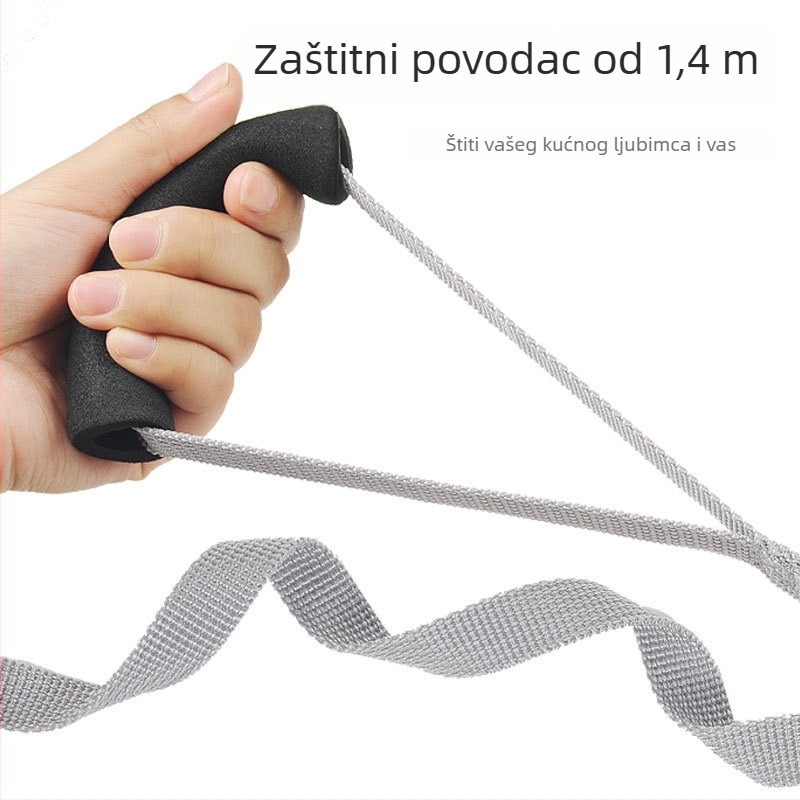 Jim Babe Set mačaka — Harnas i Pojas u stilu prsluka, prozračna pamuk + kratki pliš, Reflektirajući