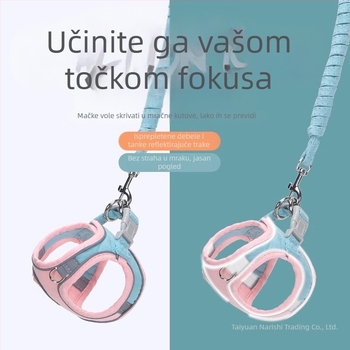 Mačji prsni harn s užetom, neproduživa, za vanjsku upotrebu