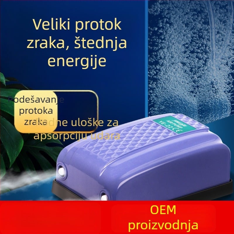 Pumpa za oksigeniranje akvarija, visokoučinkoviti oksigenator, Ye-12 Jingye elektromehanički