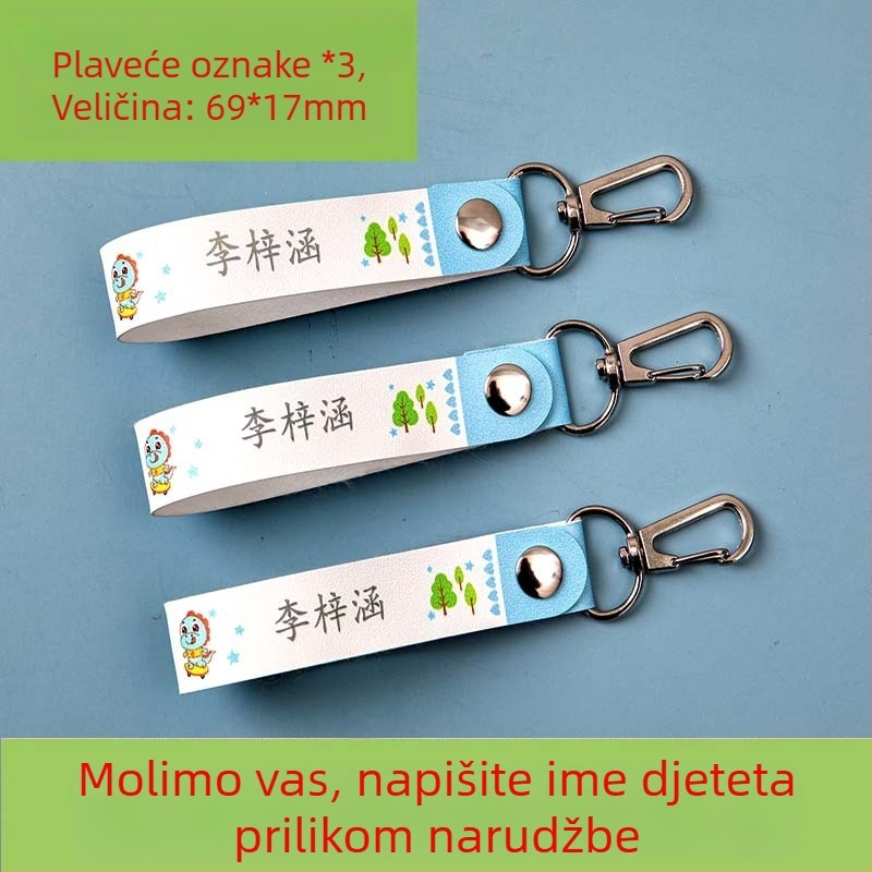 Naljepnice s imenima za vrtić i osnovnu školu, vodootporne i otporne na kidanje, sladak stil, tiskano izdanje