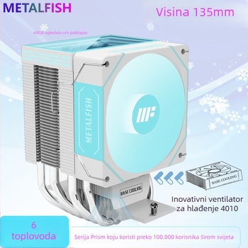 CPU hladnjak Prism 1600, 6 toplinskih cijevi, hidraulički ležaj, zračno hlađenje