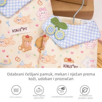 Pamučna pseća vesta za male pasmine – proljeće i jesen, opušten stil, Xinji (Pamuk; Proljeće-Jesen; Opušten stil; Xinji)