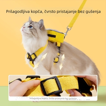 Mačja prsna šnala; materijal: platno i web traka; za mačke; nije teleskopski (Materijali: platno i web traka; Za mačke; Nije teleskopski)