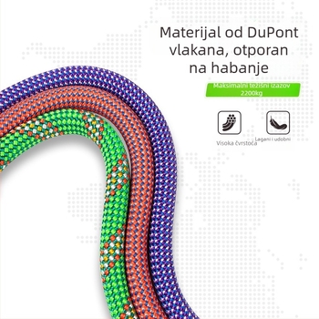 Canle sajla za penjanje s krajem Oxtail — zaštita za spašavanje, pakiranje 100 kom., licencirana privatna oznaka