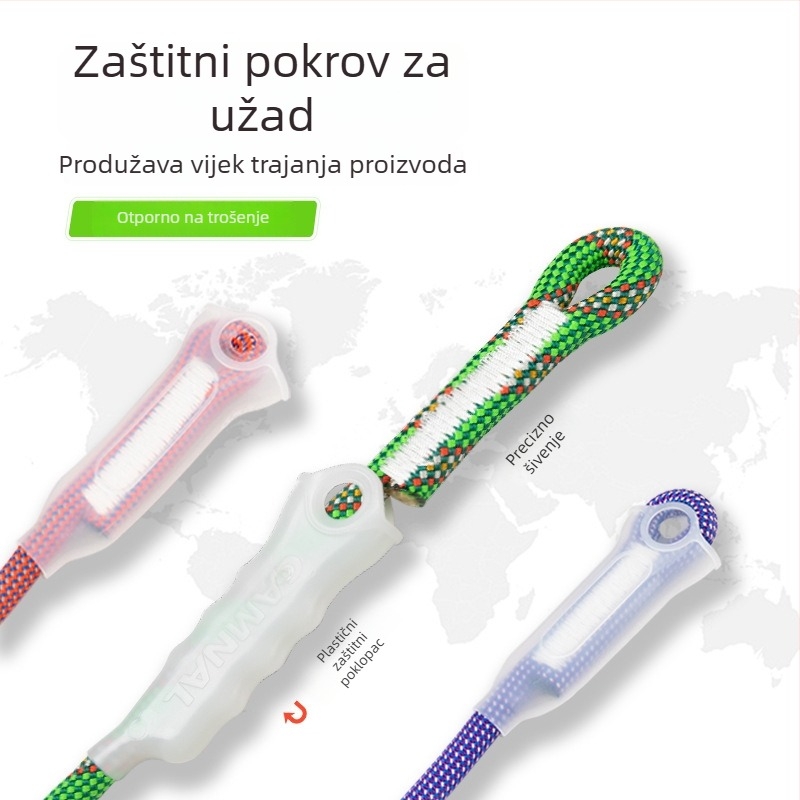 Canle sajla za penjanje s krajem Oxtail — zaštita za spašavanje, pakiranje 100 kom., licencirana privatna oznaka