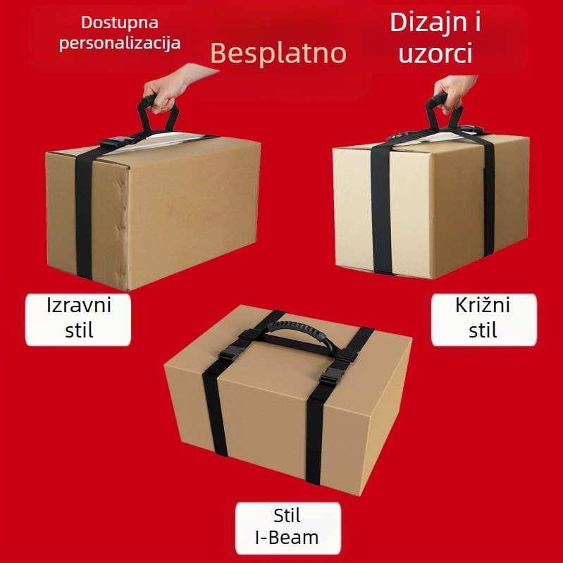 Remen s drškom - izdržljiv, podesive ručke, pogodan za torbe i upravljanje kabelima (Tip: remen s drškom; Materijal: najlon; Smjesa: najlon-poliester; Marka: Yao Ming)