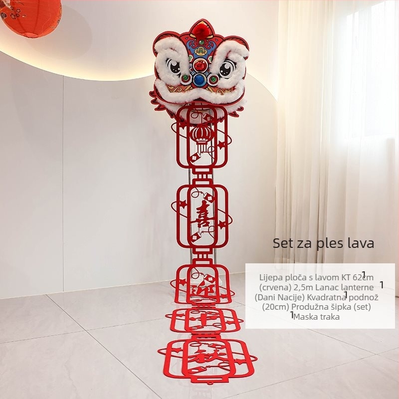 Rekvizit za uređenje prostora – animirani stupac vatrometa za Festival Srednje jeseni