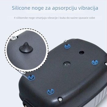 Pumpa za kisik akvarija – izuzetno tiha, snažna, kompaktna, dvostruki izlaz za kućnu upotrebu