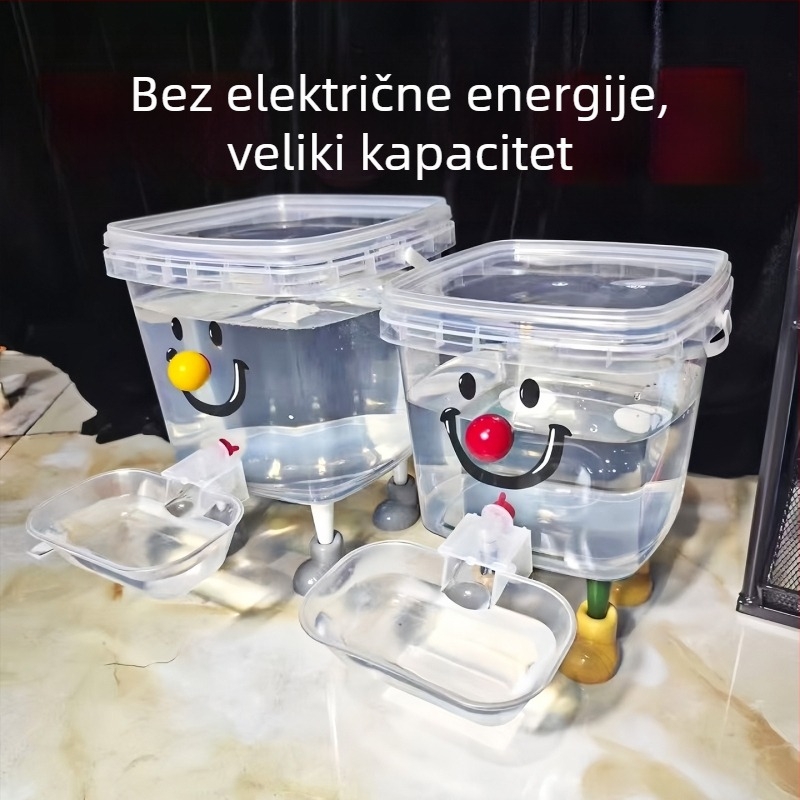 Plastična posuda za vodu za kućne ljubimce, bez električne energije, velikog kapaciteta, za mačke