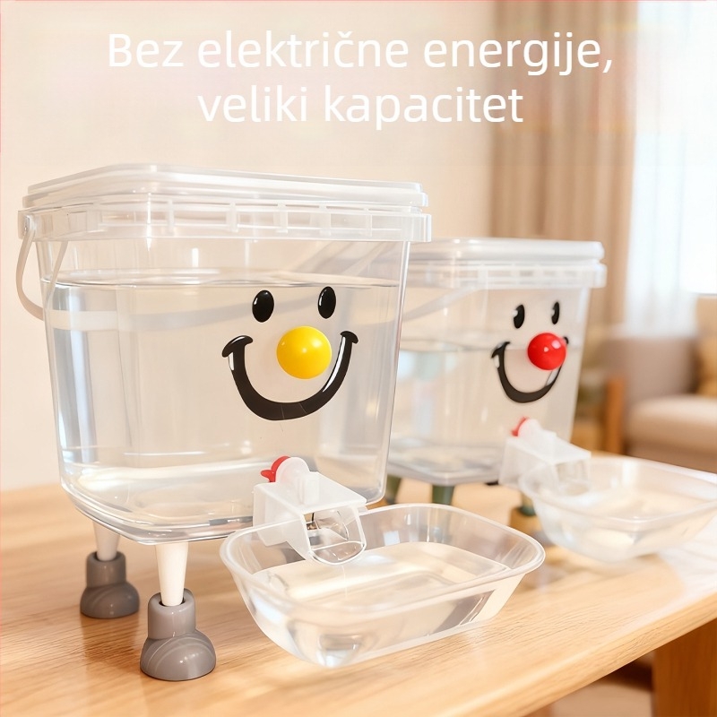 Plastična posuda za vodu za kućne ljubimce, bez električne energije, velikog kapaciteta, za mačke