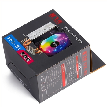 CPU hladnjak, bakreni dvostruki kanali, ležaj s uljem, 1200 RPM, ultra tiho