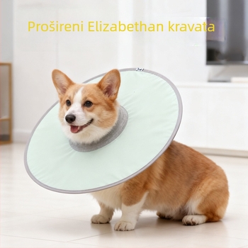 Vodootporan Elizabethan ovratnik za mačke, lagan i prilagodljiv, poliesterski materijal, zaštita od ugriza i lizanja