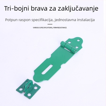 Željezni trobojni zaključni mehanizam za vrata i ormariće Li yibang, model 50.65.75.100.125.150, za vrata, prozore, ladice i ormare, moderni minimalistički stil