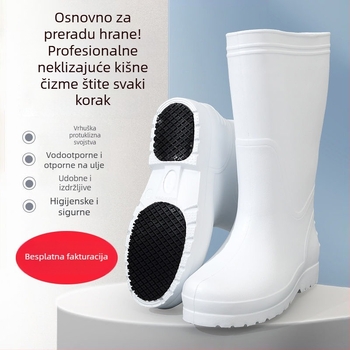 Čizme za kišu EVA, srednje visine cijevi, protuklizna potplata, tekstilna uložak, unisex