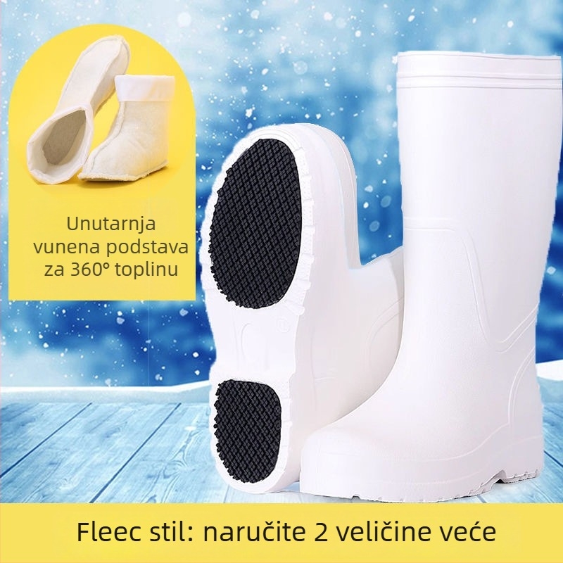 Čizme za kišu EVA, srednje visine cijevi, protuklizna potplata, tekstilna uložak, unisex