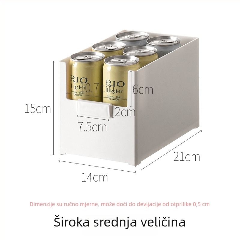 Japanski stil plastična kutija za stolnu organizaciju, pravokutnog dizajna, za kozmetiku i maske, kapacitet 2L