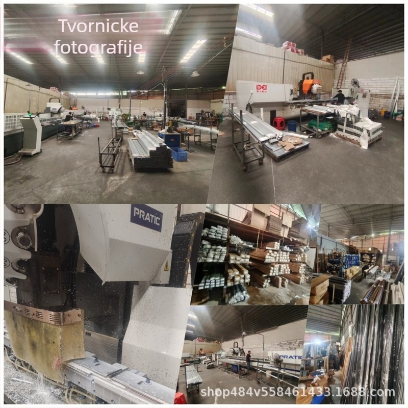 Bez bušenja: aluminijska legura, duga skrivena ručka u stilu palca, površinski montirana za ormariće, garderobu i cipelarnike