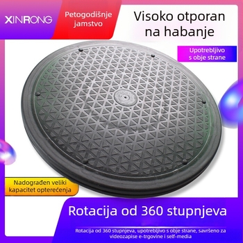 Plastična rotirajuća ploča za prezentacije, promjer 30/25 cm, nosiva podloga za cvjetne aranžmane i bonsaje