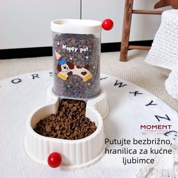 Dispenzer za vodu za pse i mačke, automatski hranilnik za mačke, set posuda za kućne ljubimce