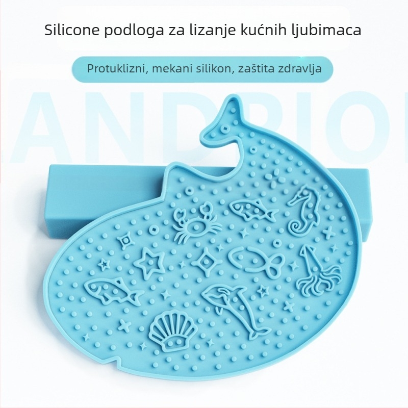 Silikonska posuda za hranjenje kućnih ljubimaca sa sporim hranjenjem za pse i mačke – 84 g, pakiranje 120 kom, marka Blue product