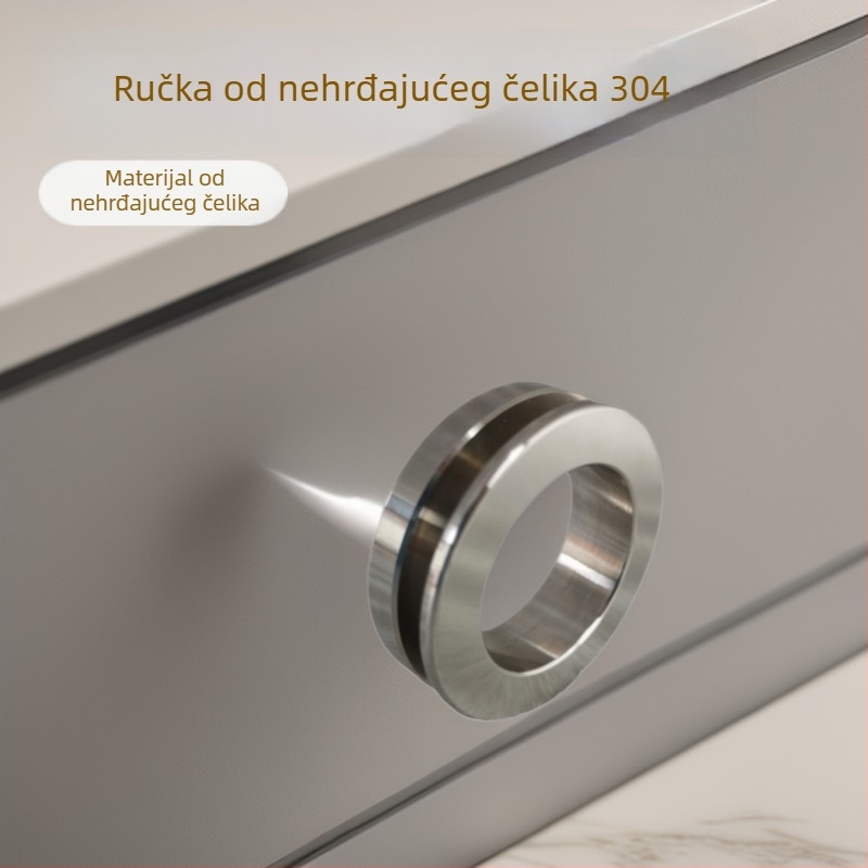 Ručka za staklena vrata od 304 nehrđajućeg čelika, kuglasta ručka za ormariće i vinske ormariće, promjer 40 mm