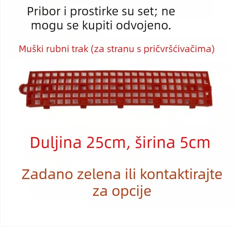 Protivkrađa jastučić za prozor s mrežom za balkon — zaštita prozorskog praga, plastična pregrada