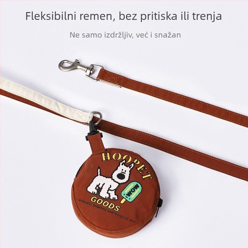 Prilagodljiv harnes za pse u stilu prsluka; poliester i aluminijska legura; pogodno za male pasmine