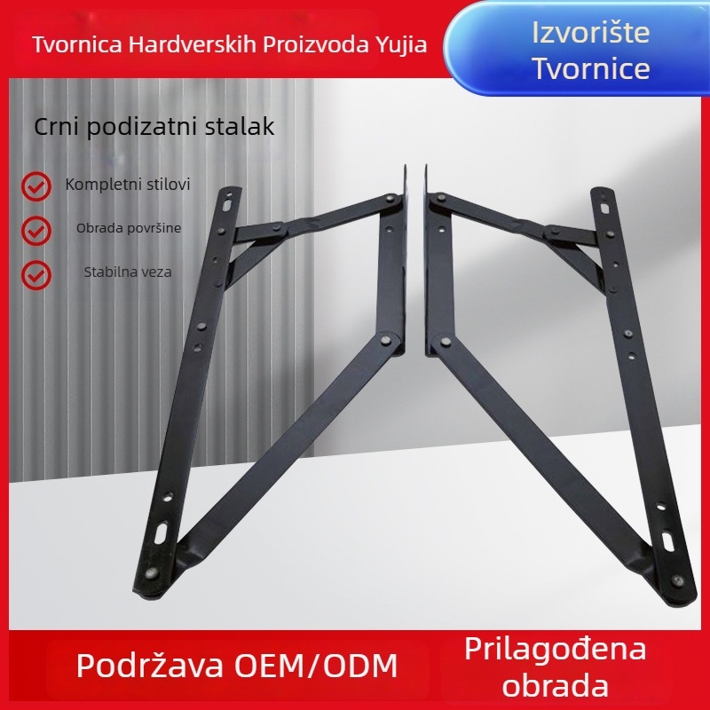 Željezni podizni okvir s šarkom za kauč na razvlačenje, stolić za kavu i radni stol, model YJ-012, moderni minimalistički stil