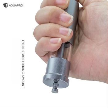 Automatski hranilnik za akvarij F1, aluminijska legura, za granuliranu hranu do 1,5 mm, brenda Envy fish