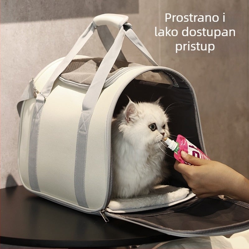 Torba za kućne ljubimce u obliku svemirske kapsule, za mačke i pse, od tkanine, kapacitet 15, pogodna za težinu 5–7 kg, jednofarbni uzorak, srednje tvrdoće do mekoće
