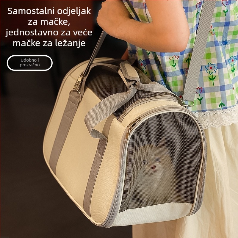 Torba za kućne ljubimce u obliku svemirske kapsule, za mačke i pse, od tkanine, kapacitet 15, pogodna za težinu 5–7 kg, jednofarbni uzorak, srednje tvrdoće do mekoće