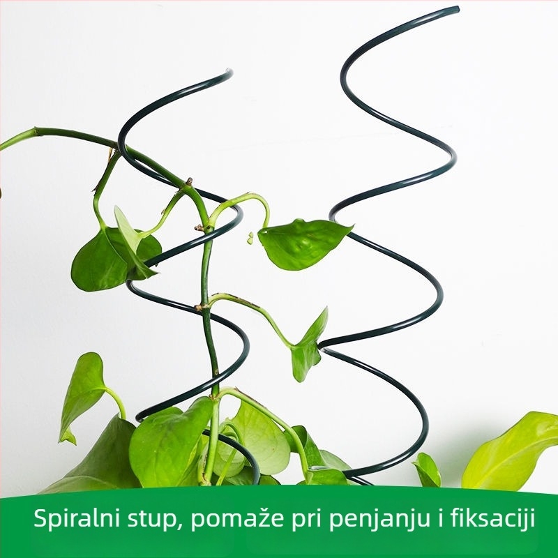 Plastična potpora za penjačke biljke — unutarnja upotreba, stalak za cvijeće i lončanice