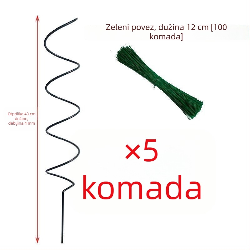 Plastična potpora za penjačke biljke — unutarnja upotreba, stalak za cvijeće i lončanice