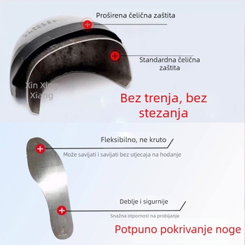 Industrijske čizme za kišu s visokim gornjim dijelom, čelični prst, vodootporne PVC