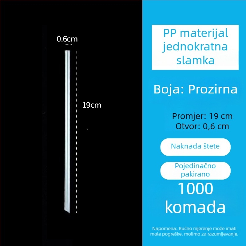 Jednokratna plastična čaša za mliječni čaj, Ø90 mm promjer, debela čaša za hladna pića s poklopcem, čaša za sojino mlijeko, za komercijalnu upotrebu