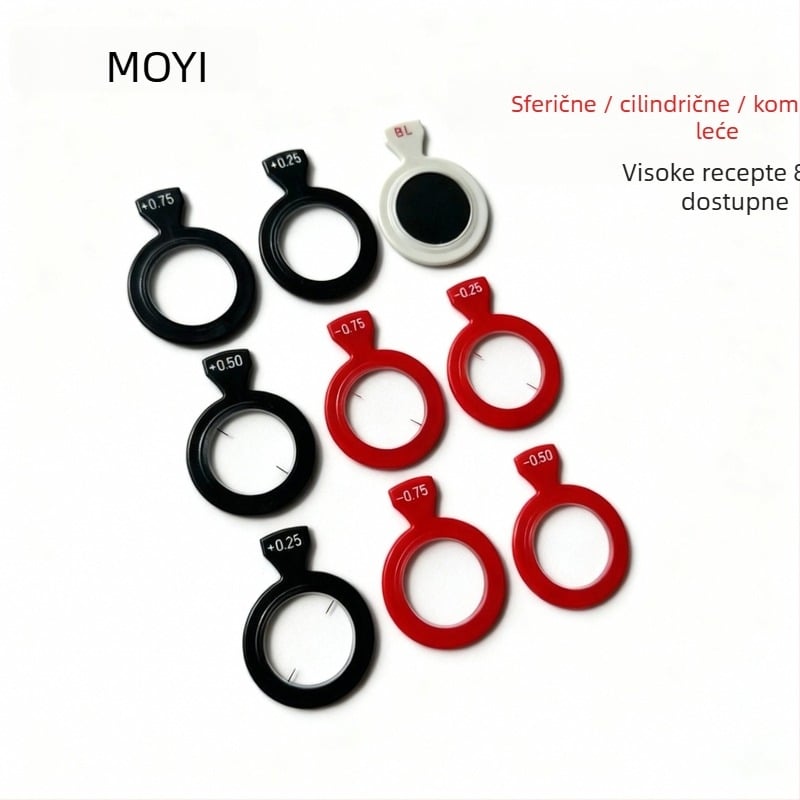 Probna leća za naočale s okruglim okvirom, marka YARUI, proljeće 2025