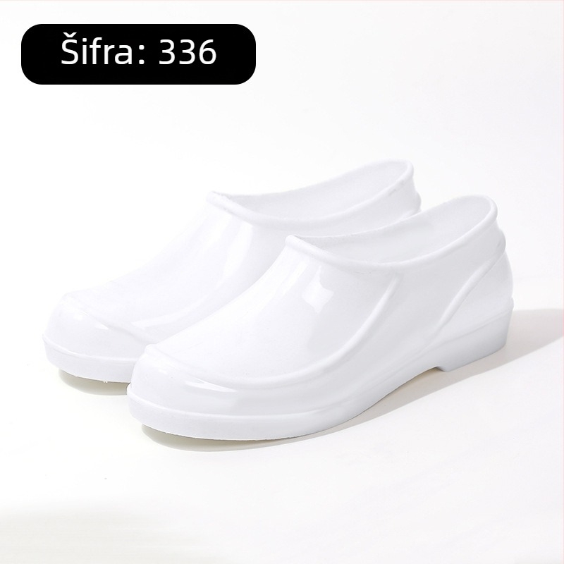 Kuhinjske slip-on tenisice za prehrambenu industriju, niski kroj, PVC, vodootporne i otporne na kiseline i baze, unisex, protuklizne
