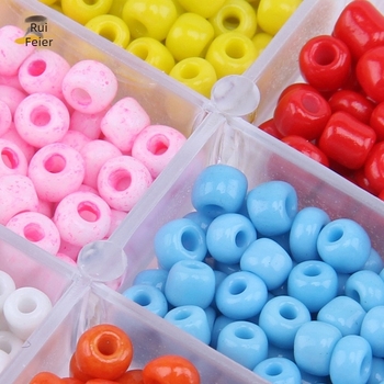 Dječji set za nanizavanje perlica – plastične perle, OA038 model, običan stil