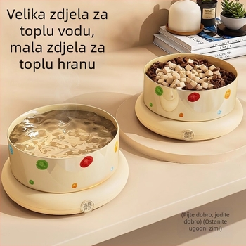 Keramički dispenzer za vodu za mačke s konstantnom temperaturom