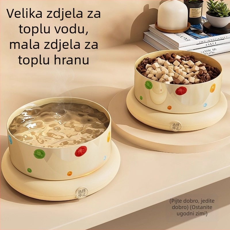 Keramički dispenzer za vodu za mačke s konstantnom temperaturom