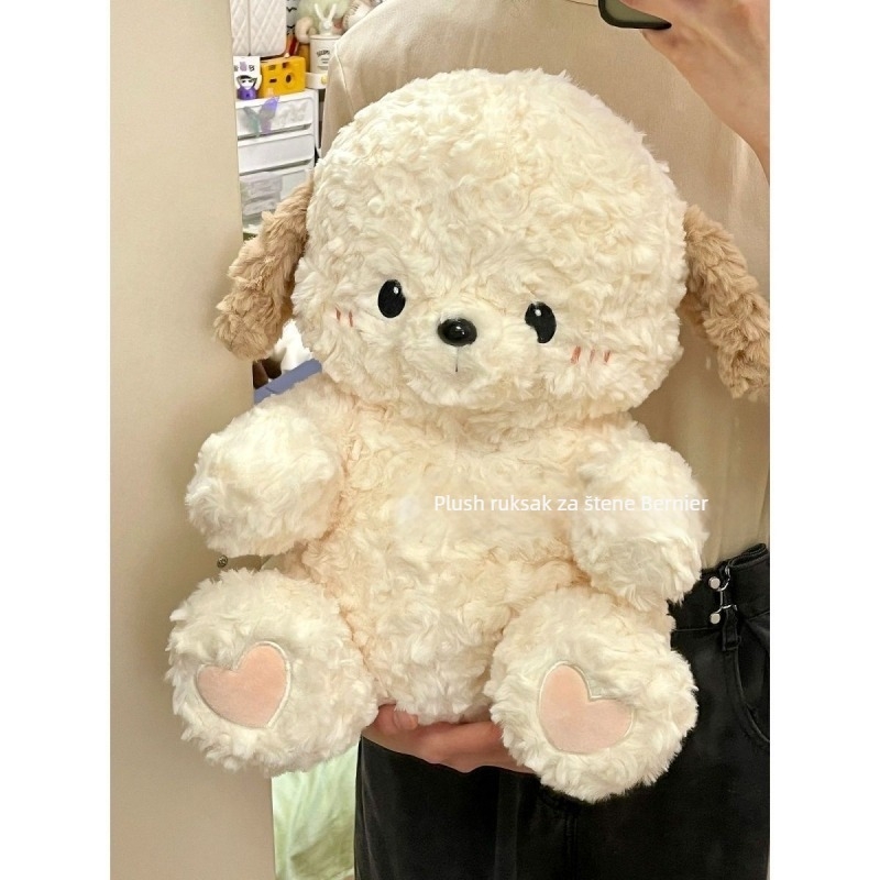 Plišani ruksak s dizajnom bernskog planinskog psa; izuzetno mekan; punilo: pliš; za uzrast 14+