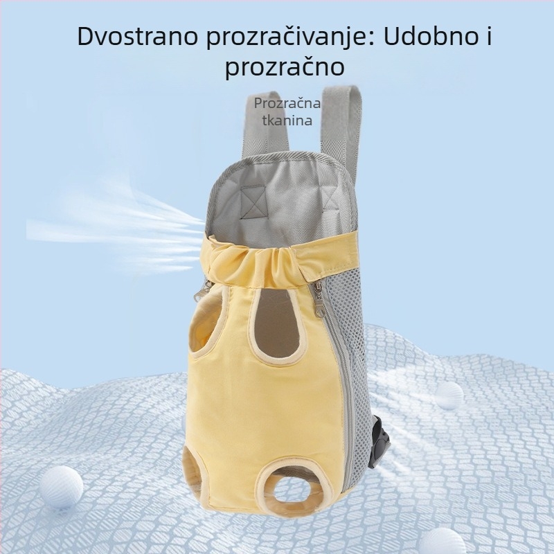 TailPets prozračna torba za kućne ljubimce za mačke i male pse, ruksak s prsnom trakom, prenosiv i udoban, do 7 kg