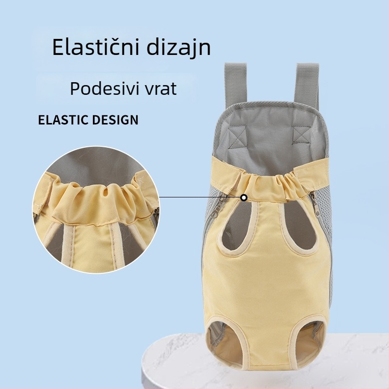 TailPets prozračna torba za kućne ljubimce za mačke i male pse, ruksak s prsnom trakom, prenosiv i udoban, do 7 kg