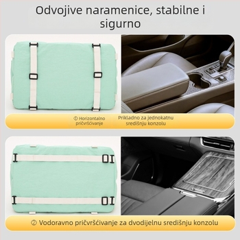 Auto montirana nosač psa Leyoupai – Materijali: 80T matni najlon; 120 g sprej premazana pamuk; PP punilo; Podrijetlo: Zhejiang