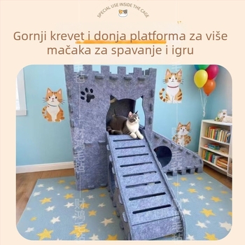 Caihong mačje gnijezdo, filc gnijezdo za mačke