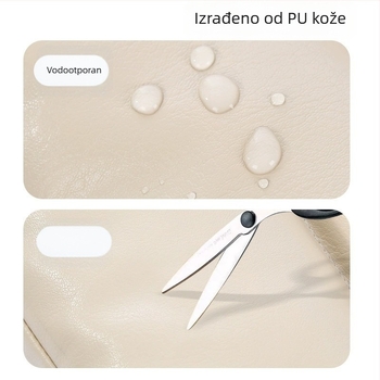 Auto nosač za kućne ljubimce s centralnom konzolom za mačke i male pse — Materijal: PU koža, kristalni velur, protuklizna tkanina; Kapacitet: male mačke i psi; Jednobojni uzorak; Srednja tvrdoća