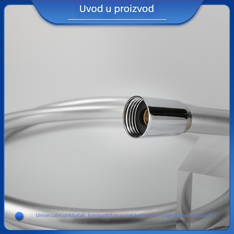 PVC tuš šlauh TH-YF, materijal PVC, nominalni tlak 0–40, radna temperatura 0–80°C, spoj 1/4