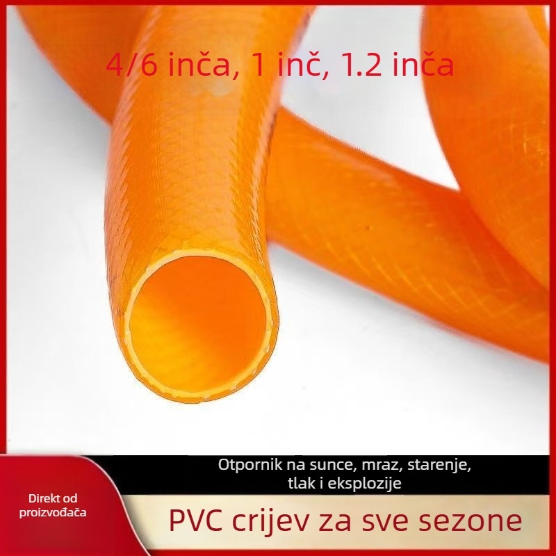 Vodni crijevo - PVC, otporno na mraz, otporno na sunce, otporno na eksplozije; za kućnu upotrebu, pranje automobila i zalijevanje povrća; CE certifikat